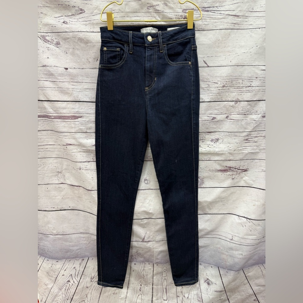 Guess Indigo Skinny Jeans High-Waisted Classic Denim Jeans Size 24